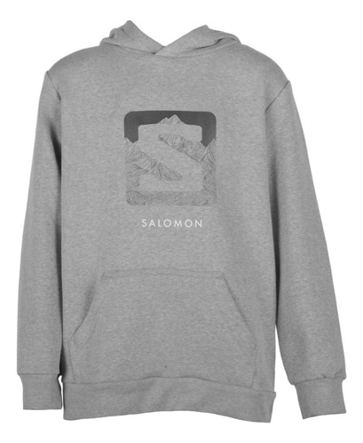 Buzo Salomon Logo Lt Hoodie 17853/mel