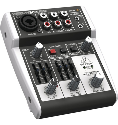 Mezcladora Behringer Xenyx 302-usb 3ch Out/usb