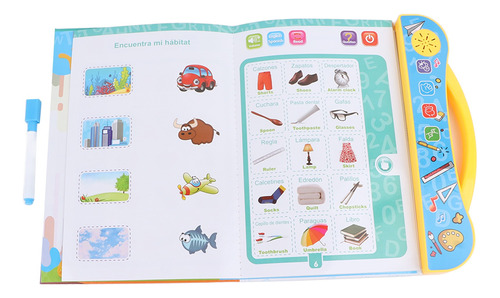 Libro Didáctico Interactivo Para Niños En Español E Inglés