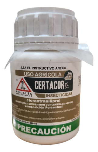 Insecticida Gusano Cogollero Certacor Anajalsa 200 Ml