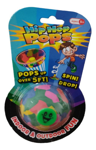 Juguete infantil Spin Pop Hip Hop Spinner Drop Ball con LED de colores