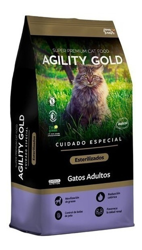 Imagen 1 de 1 de Agility Gold Esterilizados | Alimento Gato Adulto X 1.5kg