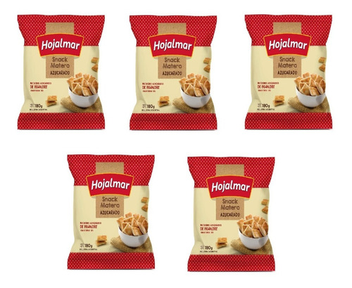 Pack X 5 Snack Matero De Hojalmar  X 180grs