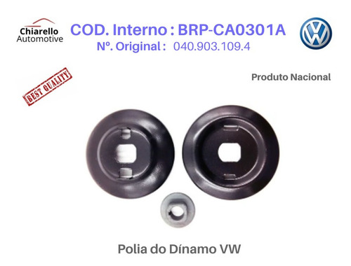 Polia Do Dínamo Volkswagem Cubo Solto 1300 1500 1600