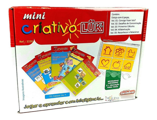 Brinquedos Educativos Livro De Atividades Mini Criativo Luk 