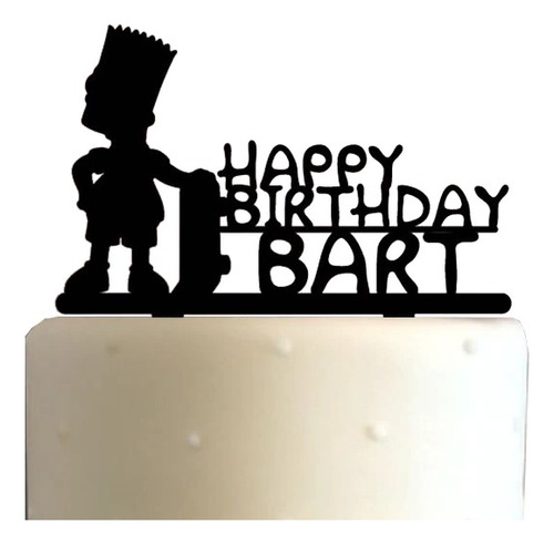 Cake Topper Adorno Torta - Los Simpsons Personalizado 