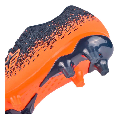Botin Footy Futbol Junior H Fg 3020 Naranja-marino Cli