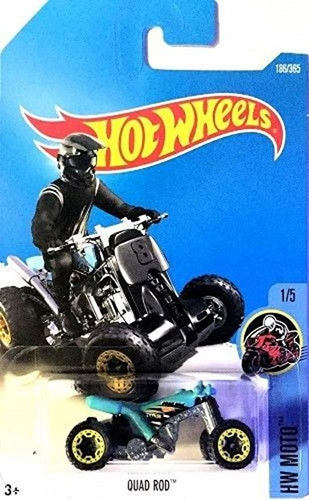 Hot Wheels 2017 Hw Moto Quad Atv Varilla () 186/365, Turques