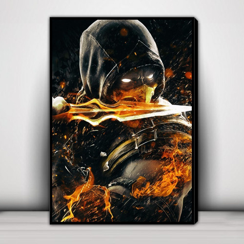 Cuadro Decorativo Gamer Mortal Kombat C4501