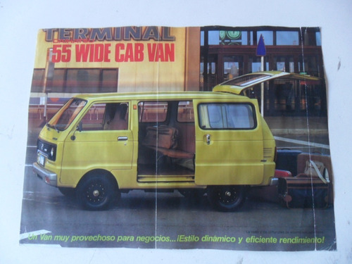 Folleto Daihatsu Catalogo 55 Wide Cab Van Pan Lactal Antiguo