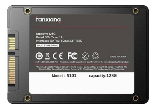 interno FanXiang S101 128GB negro