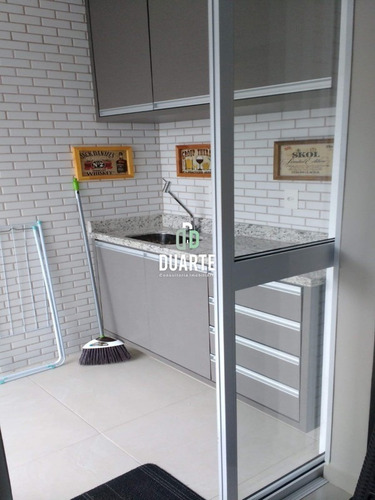 Imagem 6 de 28 de Apartamento Novo, Pertinho Da Praia, Apartamento Em Santos. - Ap03721 - 69340092