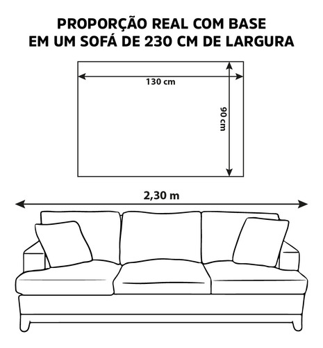 Quadro Grande Canvas Arte Leao De Juda Colorido 130x90