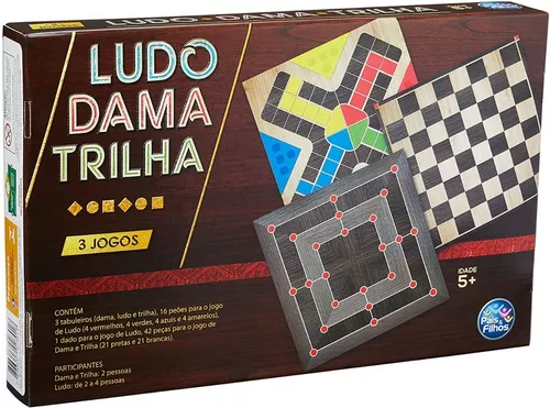 Jogo De Tabuleiro Ludo Clássico Edição Especial