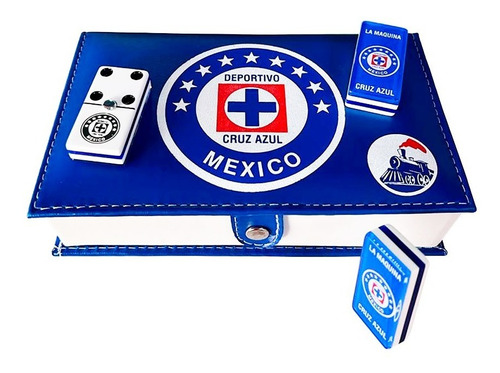 Domino Profesional Cruz Azul + Cubilete Liso + Dados Poker