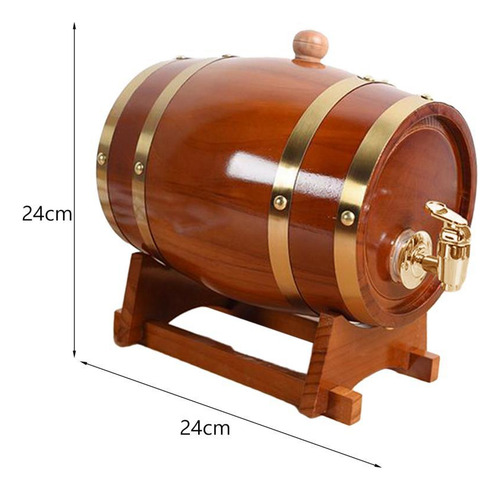 Dispensador De Barril De Vino, Barril De Vino De Roble 3l