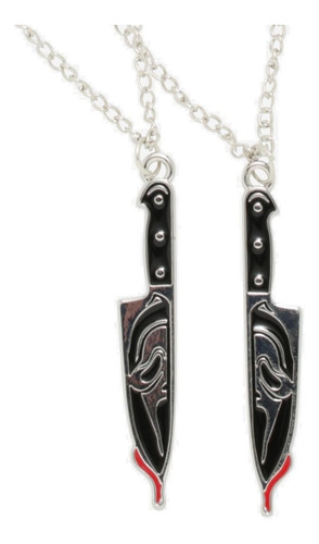 Set 2 Collares Scream Ghosface Terror Peli Original Hottopic