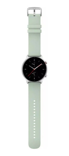 Imagen 5 de 5 de Smartwatch Amazfit Fashion GTR 2e 1.39" caja 46.5mm de aleación de aluminio plateada, malla matcha green de silicona A2023
