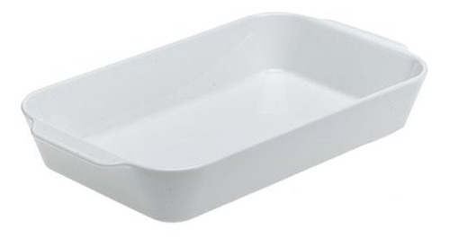 Pillivuyt Tostador Rectangular Extra Profundo De Porcelana C