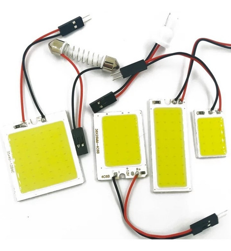 Led  Lectura Cajuela Luz De Techo  Con Conector T10  Fusible