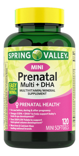 Multivitaminico Prenatal + Dha Spring Valley
