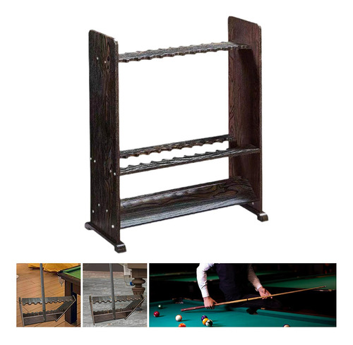 Pisulta Rata Ratura De Madera Stack Pista Snooker Rand Rack