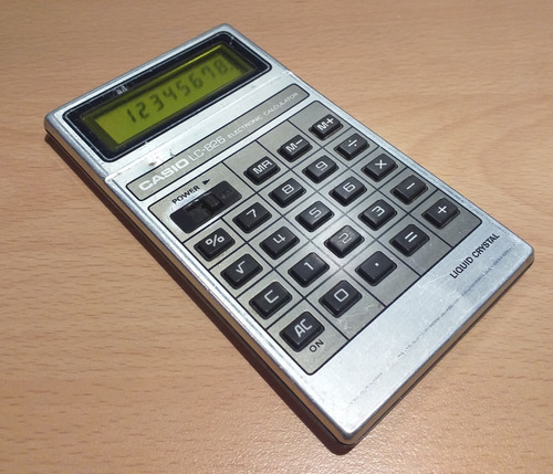 Calculadora Antigua Casio Lc-826 Japón 1978