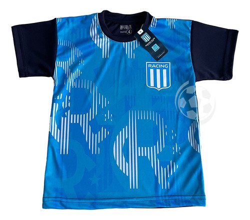 Remera Camiseta Fan De Niño Racing Club Con Licencia Oficial