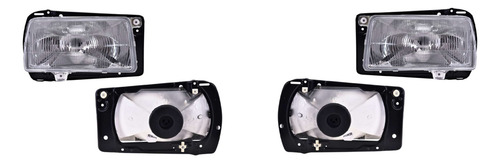 (par) Faros Manual P/halogeno Vw Jetta 1991 1992 Depo