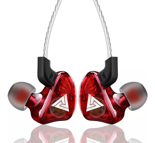 Audífonos in-ear QKZ CK5 rojo