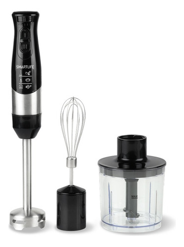 Mixer Smartlife Sl-hb6029 Negro Y Acero Inoxidable 600w