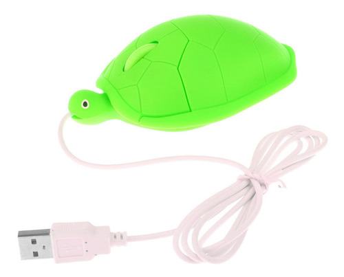 Ratón De Forma Tortuga Linda Con Cable De Usb 3d Con Cable