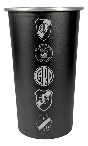 Vaso Fernetero River Y Boca Escudos Historicos !!!