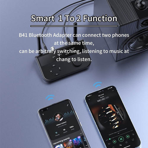 Adaptador Coaxial Óptico De Receptor De Audio Bluetooth 5.3