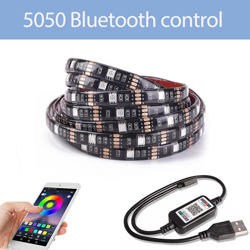 Tira De Luz Led Inteligente A Prueba De Agua Con Bluetooth D