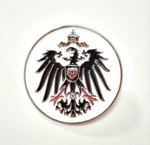Pin Militar, Metal Esmaltado, Águila Prusiana