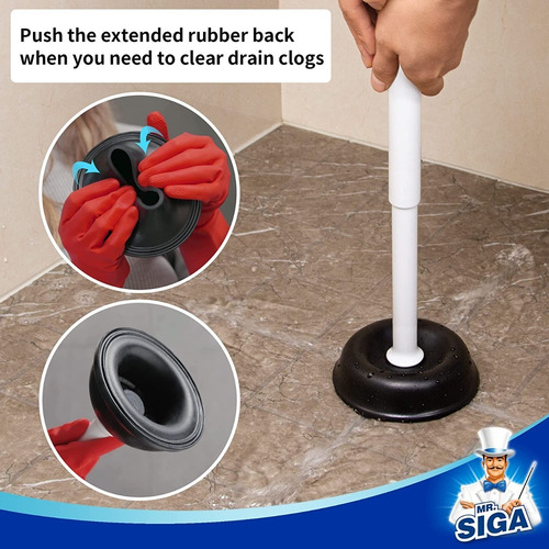Destapador Para Baño Fregadero Tina Ajustable Con Soporte