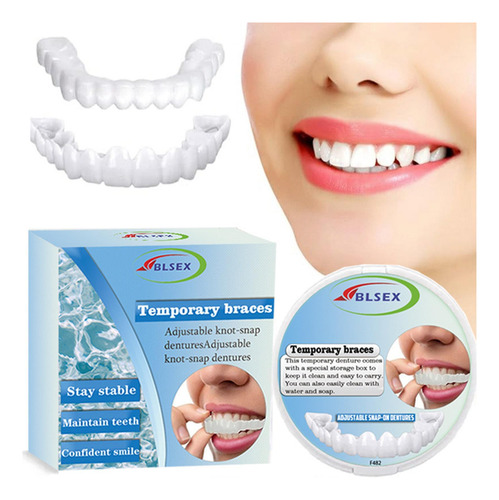 Diente Temporal Carillas Dentales Desmontables Y Reutilizabl