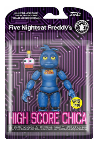 Funko High Score Chica Five Nights At Freddys Brilla Oscuri