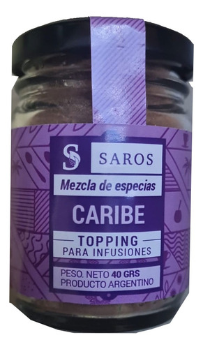 Mix De Especias Dulces Caribe Saros De 40 G 