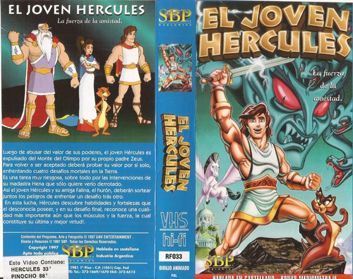 El Joven Hercules Vhs En Castellano