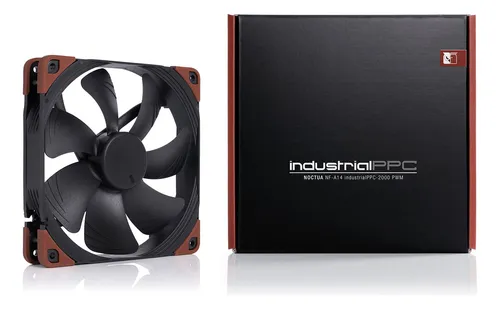 Noctua Nf-a14 Ippc-2000 Pwm, Ventilador Resistente, 4 Pines, 2000 Rpm (140mm, Negro)