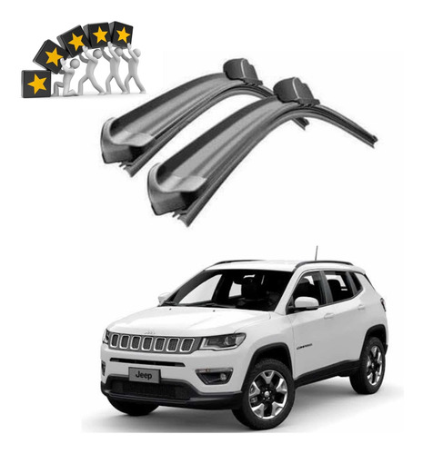 Plumas Limpiaparabrisas Bananas Jeep Compass 2018 Al 2021