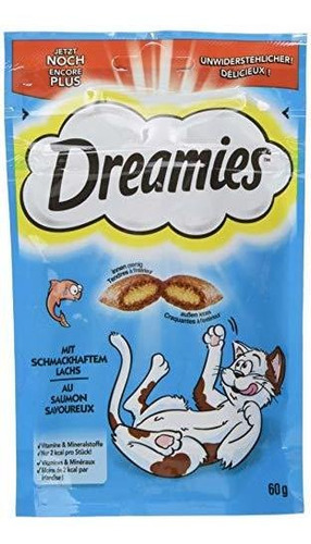 Snacks Para Gatos Dreamies Salmón 60g
