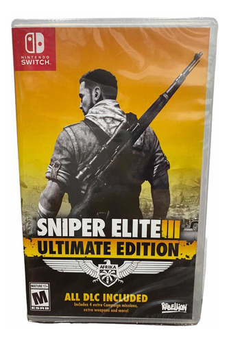 Sniper Elite 3 Ultimate Edition Para Nintendo Switch Nuevo