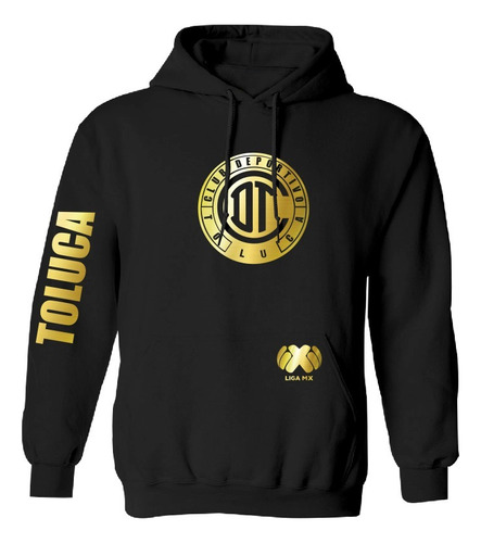 Sudadera Mod Deportivo Toluca Fc Liga Mx Edición Gold