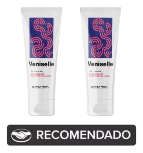 Veniselle | Crema Para Las Piernas | Original | Dos (2) Pack Sin Fragancia