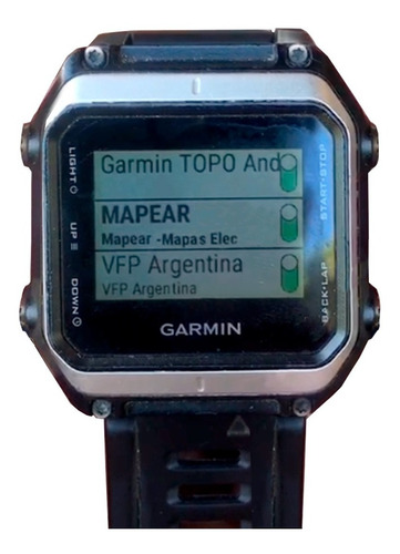 Mapa Topografico Y Carretero Para Reloj Garmin Epix