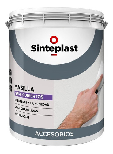 Masilla Semicubierta Sinteplast 32 K Resistente Humedad Mm