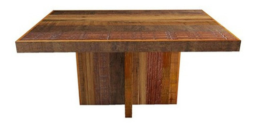 Mesa De Jantar Pés Cruzeta 2,00x1,00x78 Em Madeira Demolição